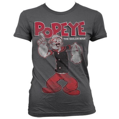 Popeye - Distressed Sailor Man Women T-Shirt