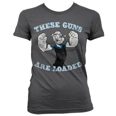 Popeye - These Guns Are Loaded Women T-Shirt