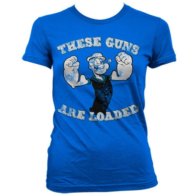 Popeye - These Guns Are Loaded Women T-Shirt