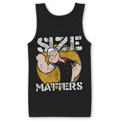 Popeye - Size Matters Mens Tank Top Vest