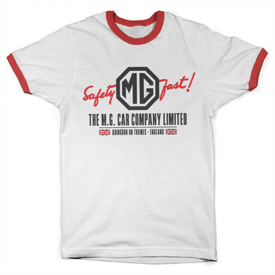 MG - M.G. Cars Co. - England Ringer Mens T-Shirt