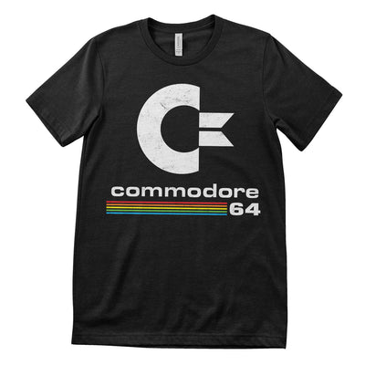 Commodore 64 - Washed Logo Mens T-Shirt