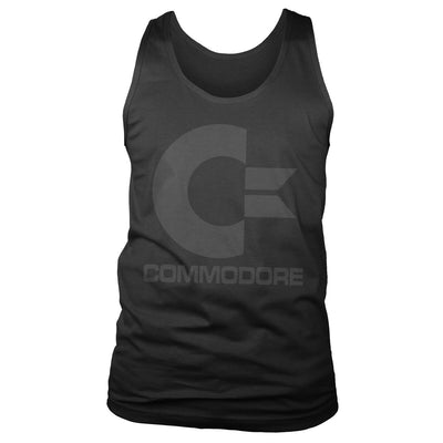 Commodore 64 - Commodore Black Logo Mens Tank Top Vest