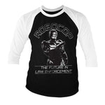 Robocop - The Future in Law Emforcement Baseball 3/4 Sleeve T-Shirt