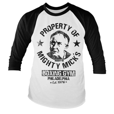 Rocky - Mighty Mick's Gym Baseball Long Sleeve T-Shirt