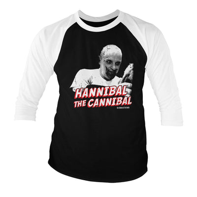 The Silence of the Lambs - Hannibal The Cannibal Baseball Long Sleeve T-Shirt