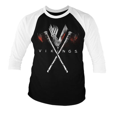 Vikings - Axes Baseball Long Sleeve T-Shirt