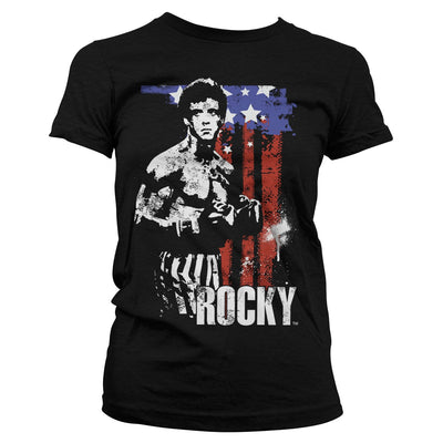 Rocky - American Flag Women T-Shirt