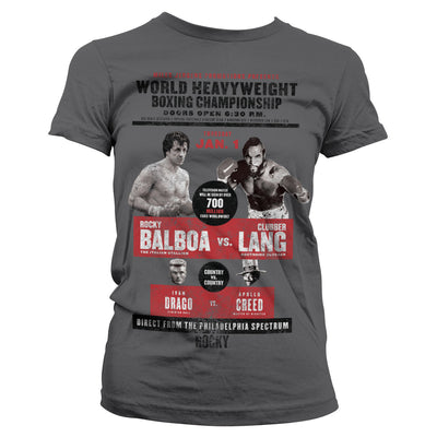 Rocky - World Heavyweight Poster Women T-Shirt