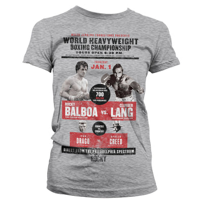 Rocky - World Heavyweight Poster Women T-Shirt