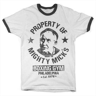 Rocky - Mighty Mick's Gym Ringer Mens T-Shirt