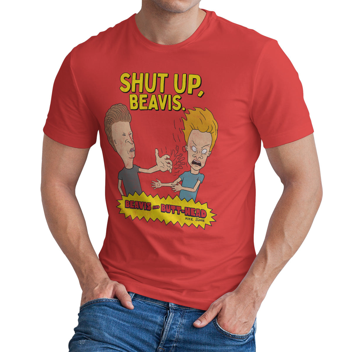 Beavis and Butt-Head - Shut Up Beavis Mens T-Shirt