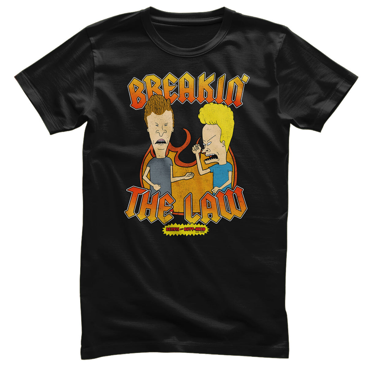 Beavis and Butt-Head - Breakin' The Law Mens T-Shirt