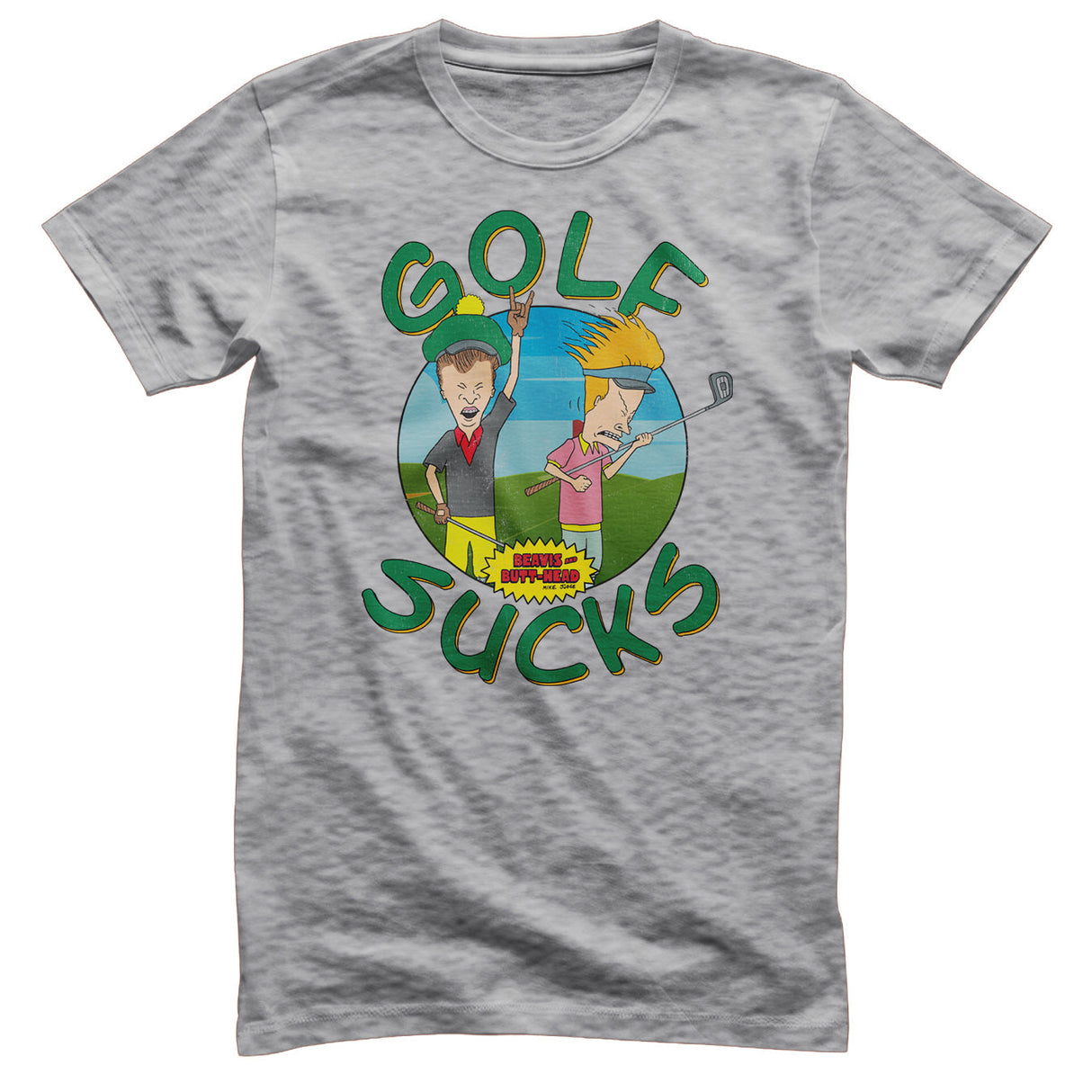 Beavis and Butt-Head - Golf Sucks Mens T-Shirt