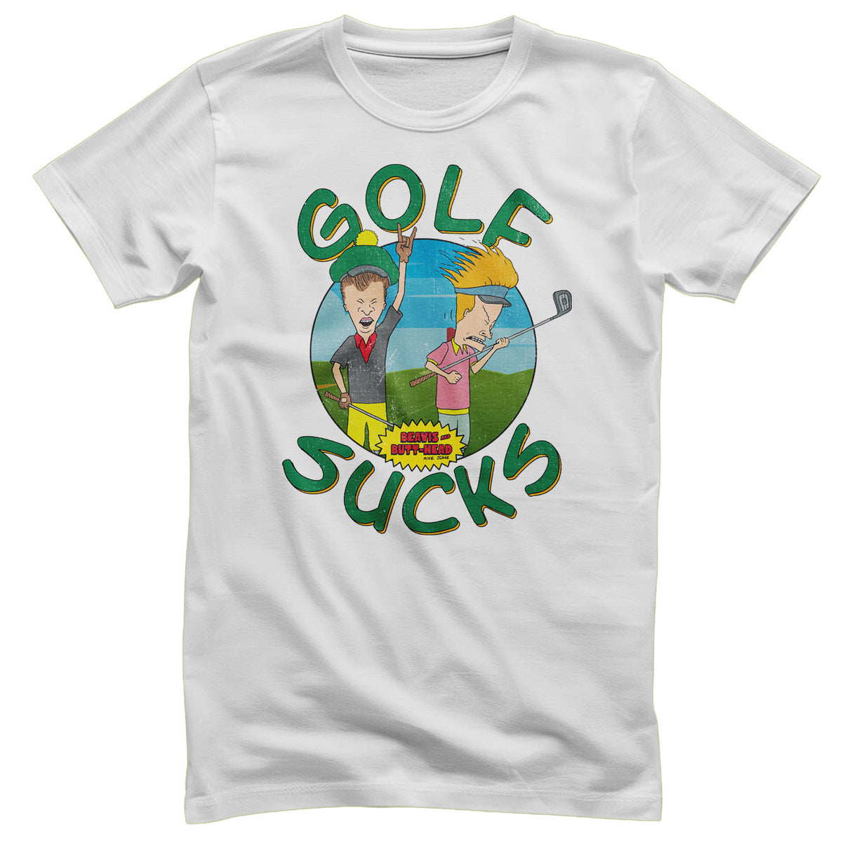 Beavis and Butt-Head - Golf Sucks Mens T-Shirt