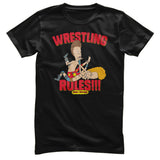 Beavis and Butt-Head - Wrestling Rules!!! Mens T-Shirt