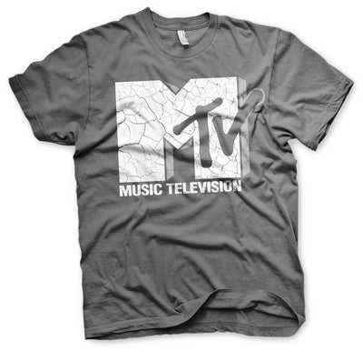 MTV - Cracked Logo Mens T-Shirt