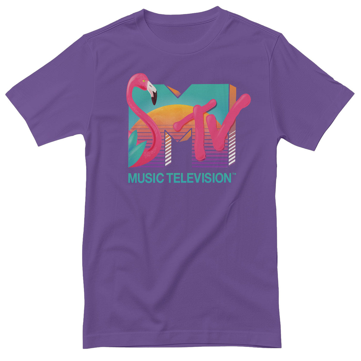 MTV - Tropical Flamingo Mens T-Shirt