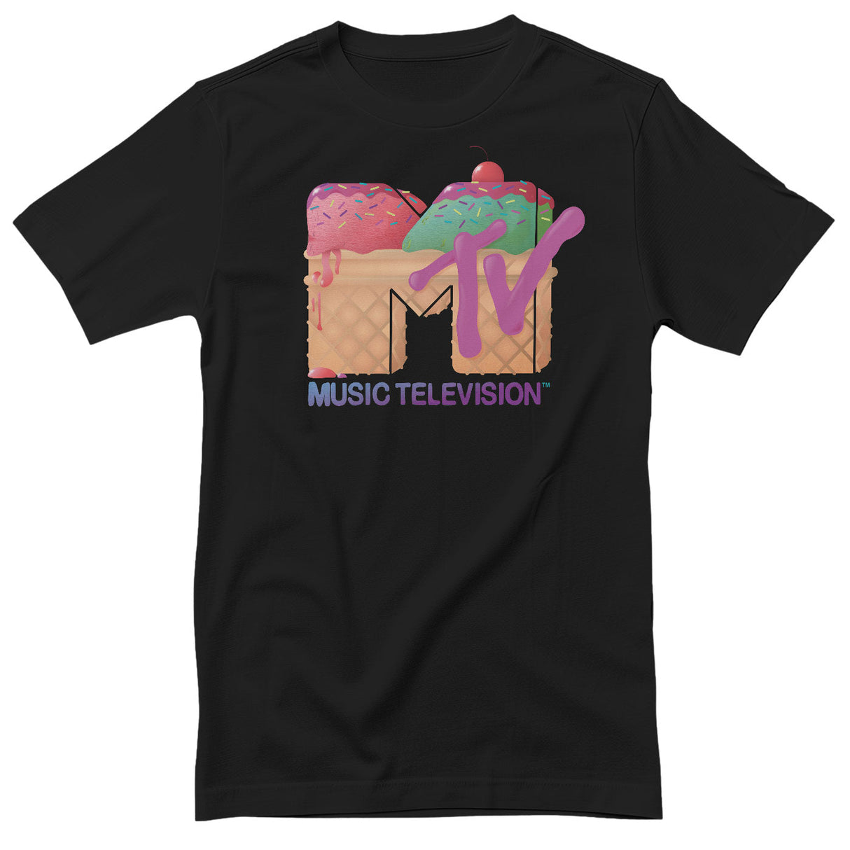 MTV - Ice Cream Logo Mens T-Shirt