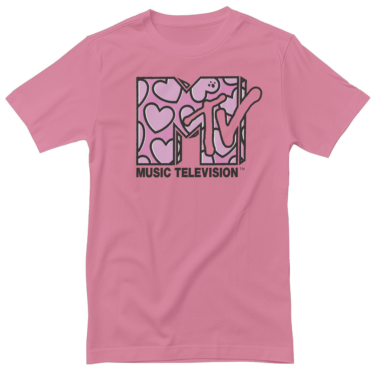 MTV - Heart Patter Logo Mens T-Shirt
