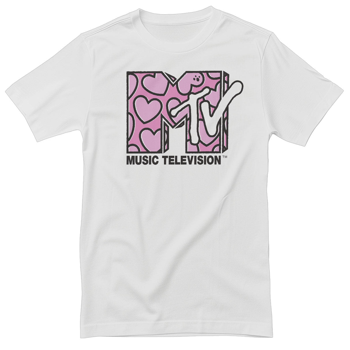 MTV - Heart Patter Logo Mens T-Shirt