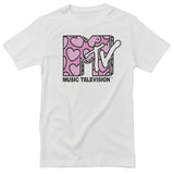 MTV - Heart Patter Logo Mens T-Shirt