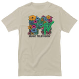 MTV - Flower Bouquet Logo Mens T-Shirt