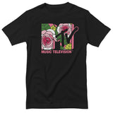 MTV - Pink Roses Logo Mens T-Shirt