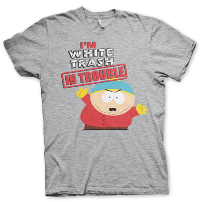 South Park - I'm White Trash In Trouble Mens T-Shirt