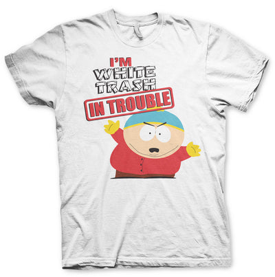 South Park - I'm White Trash In Trouble Mens T-Shirt