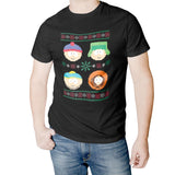 South Park - 8-bit Christmas Pattern Mens T-Shirt