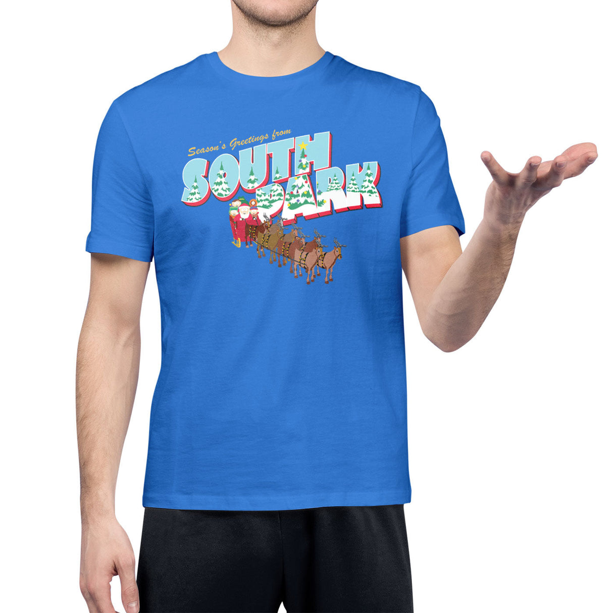 South Park - Season's Greetings From South Park Mens T-Shirt