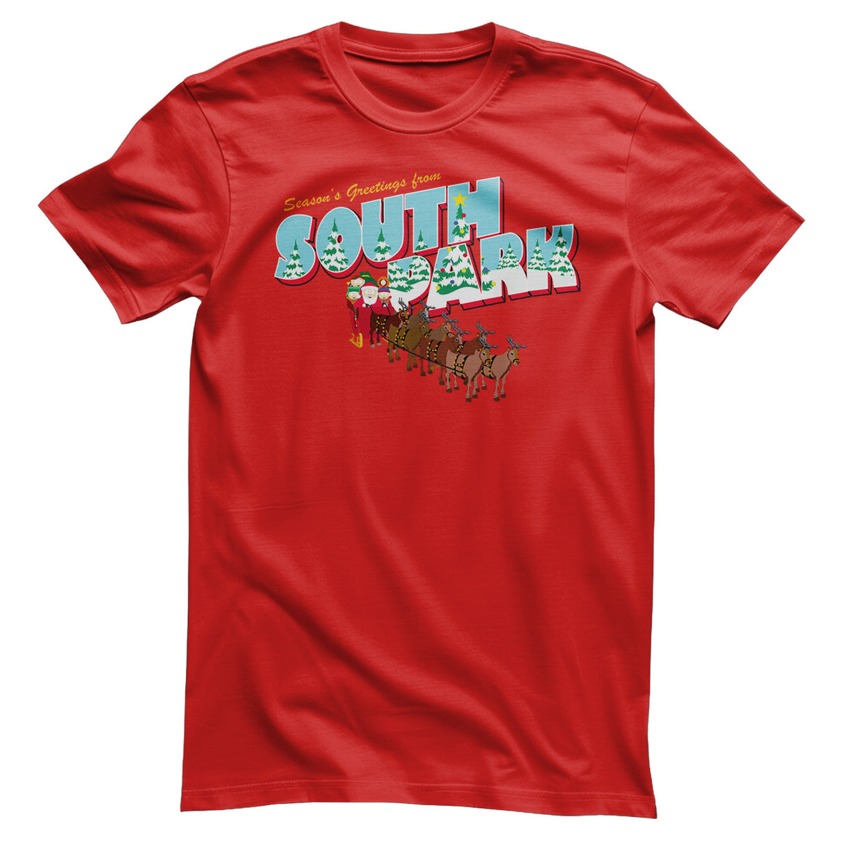 South Park - Season's Greetings From South Park Mens T-Shirt