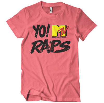 Yo! MTV Raps - Distressed Logo Mens T-Shirt