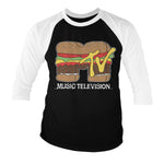 MTV - Hamburger Baseball 3/4 Sleeve T-Shirt