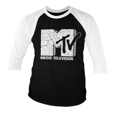 MTV - Cracked Logo Baseball Long Sleeve T-Shirt