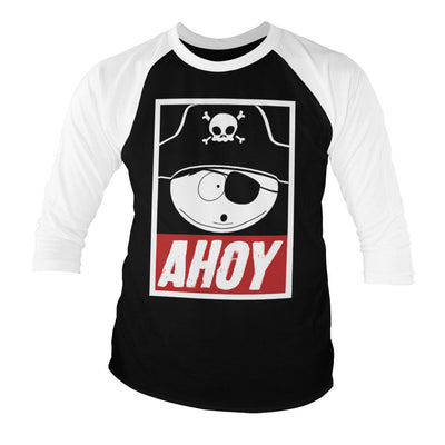 South Park - Eric Cartman - Ahoy Baseball 3/4 Sleeve T-Shirt