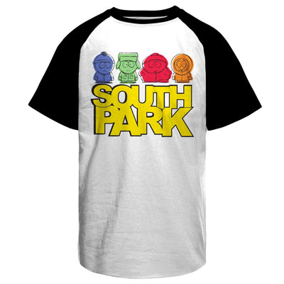 South Park - Sketched Baseball Mens T-Shirt