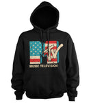 MTV - Distressed USA-Flag Hoodie