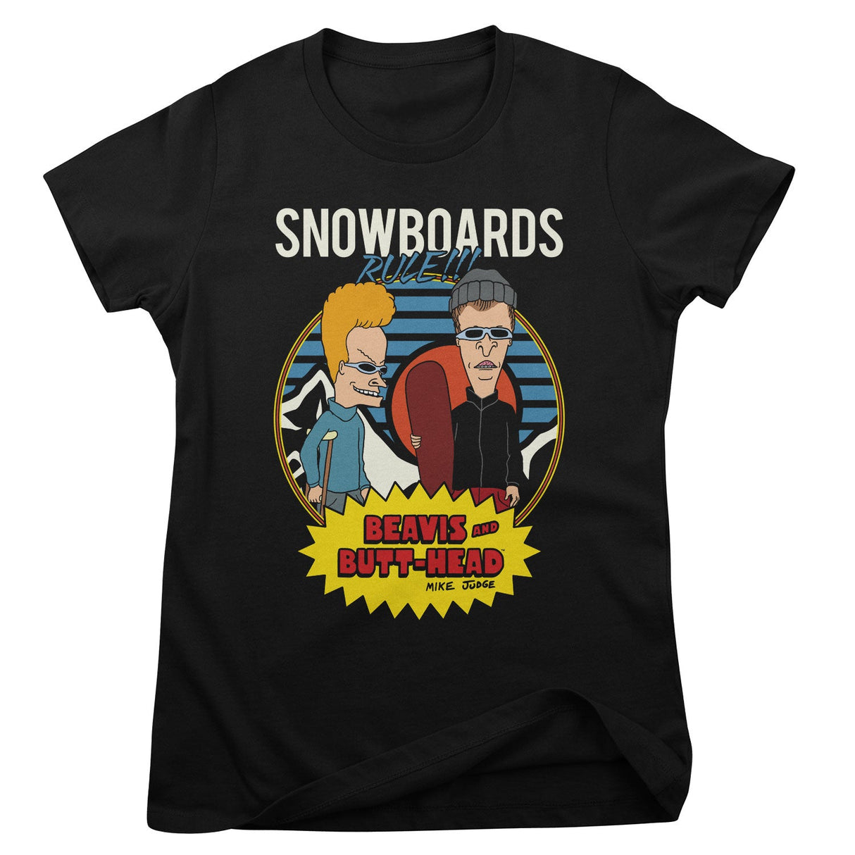 Beavis and Butt-Head - Snowboards Rule!!! Women T-Shirt