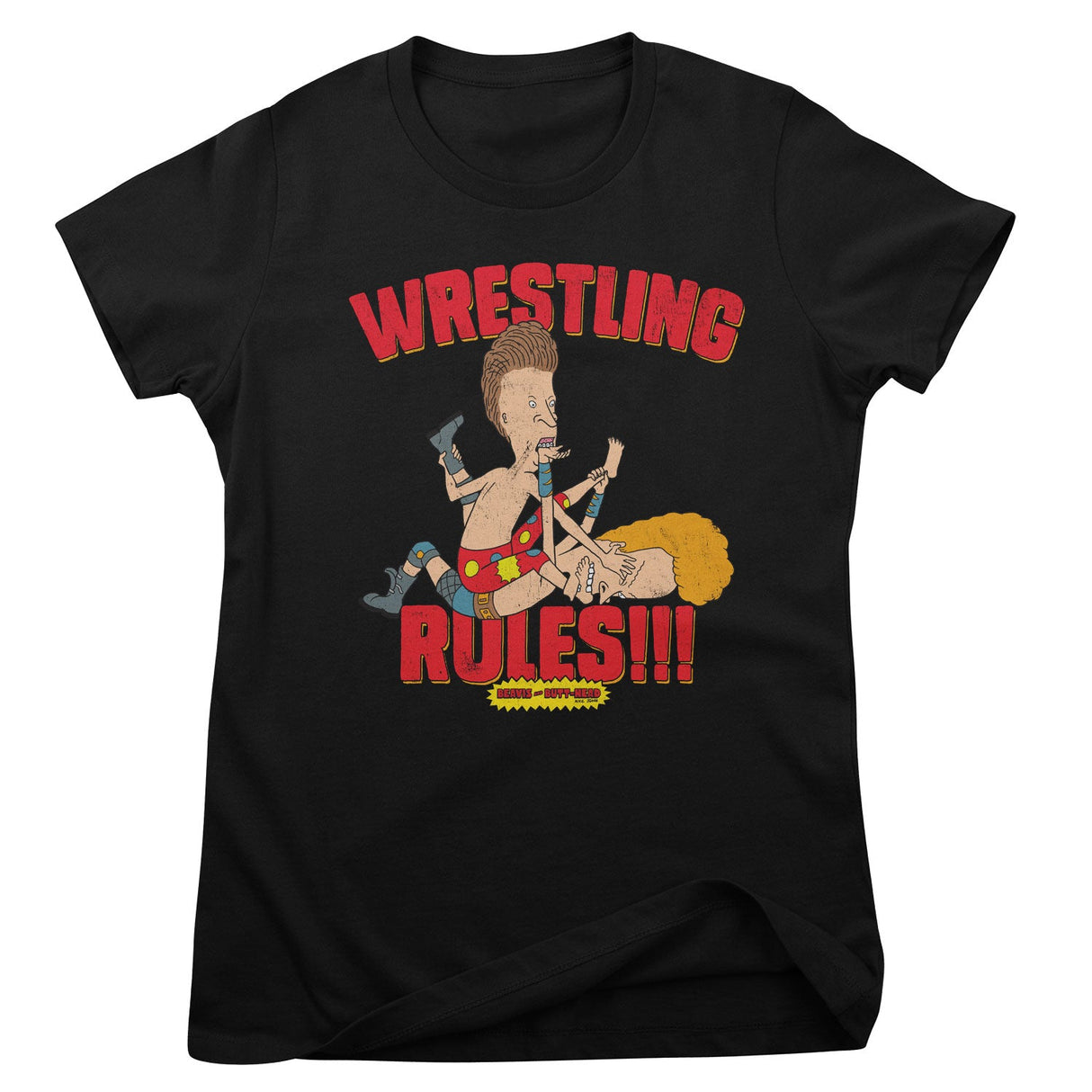 Beavis and Butt-Head - Wrestling Rules!!! Women T-Shirt