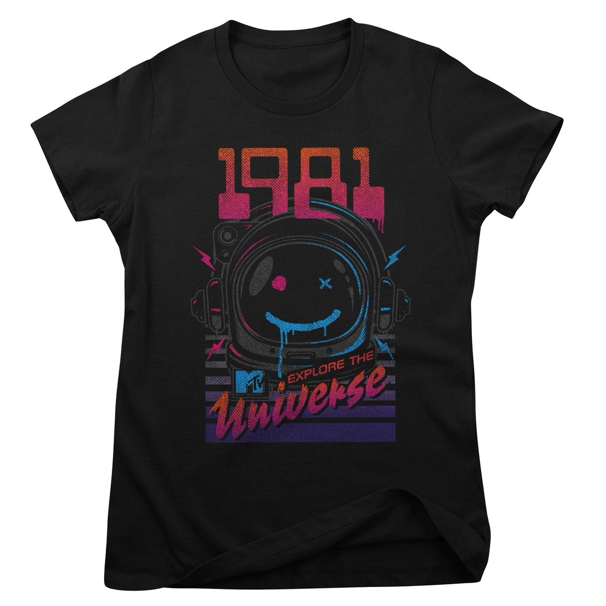 MTV - 1981 - Explore The Universe Women T-Shirt