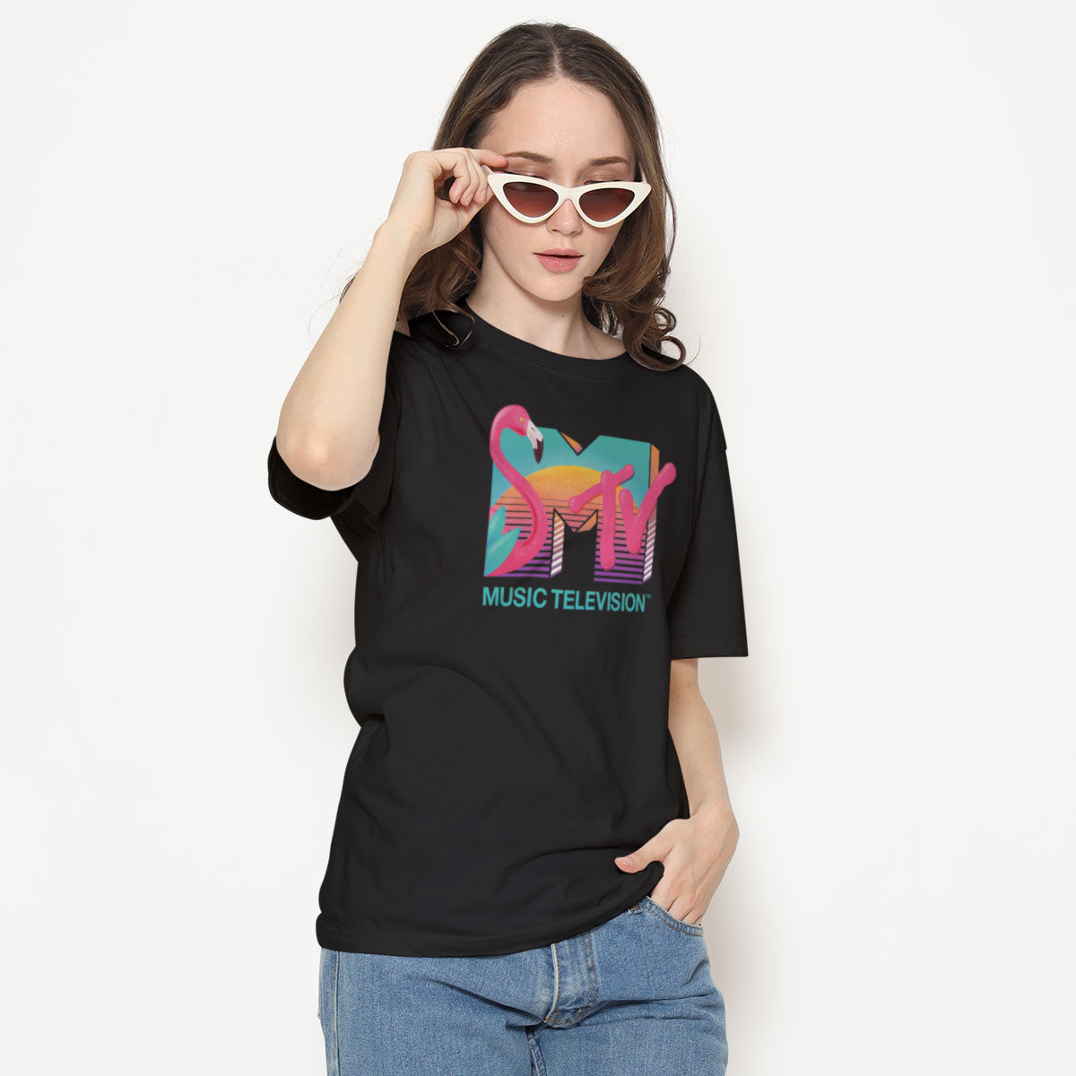 MTV - Tropical Flamingo Women T-Shirt
