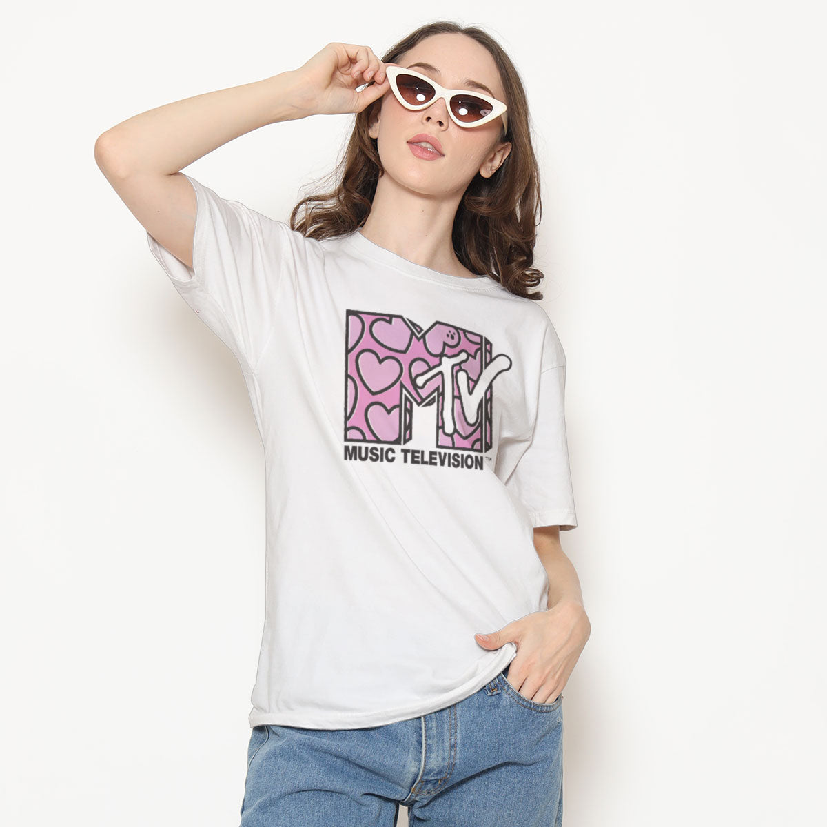 MTV - Heart Patter Logo Women T-Shirt