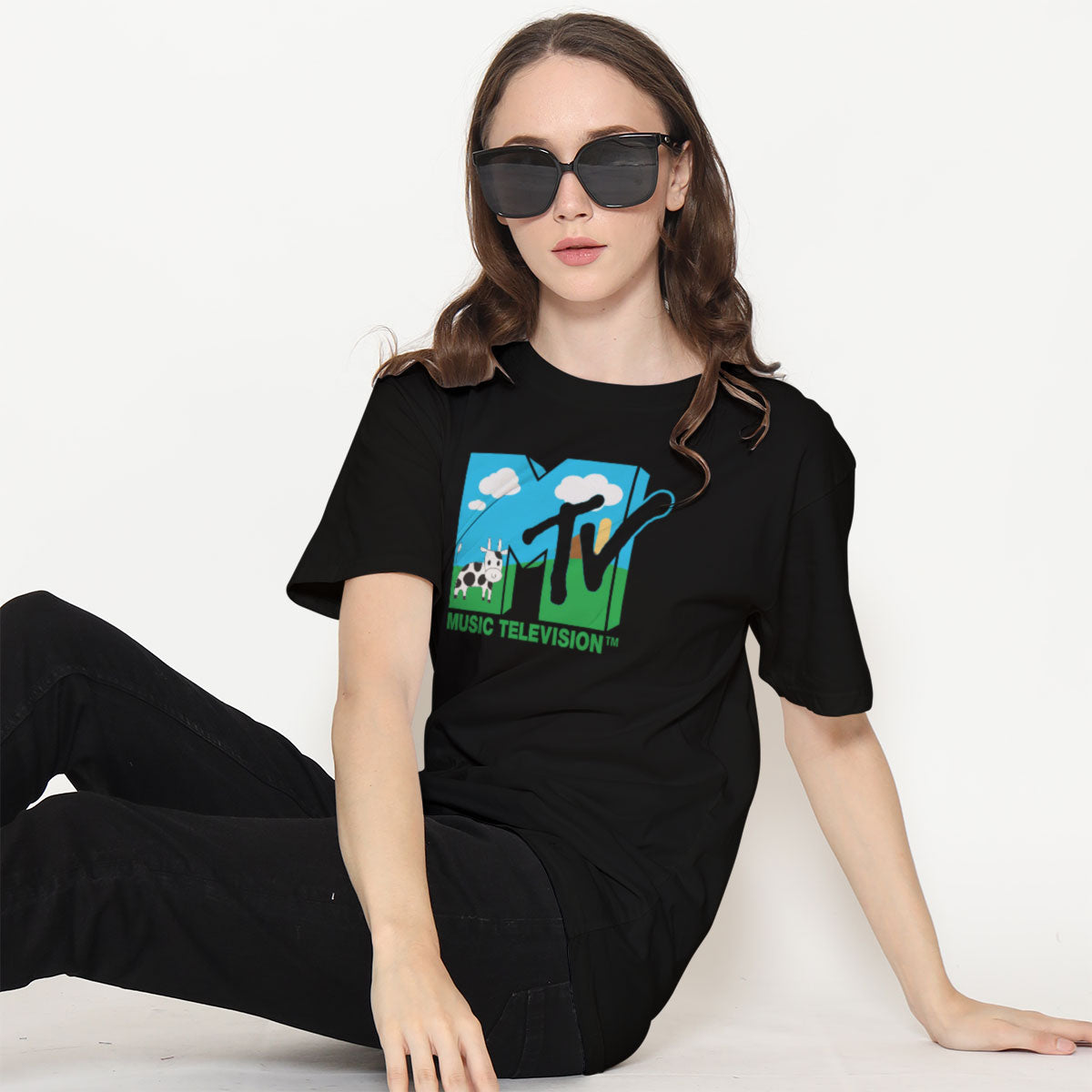 MTV - Country Cow Logo Women T-Shirt