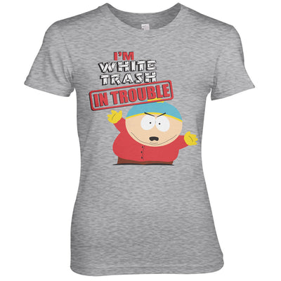 South Park - I'm White Trash In Trouble Women T-Shirt