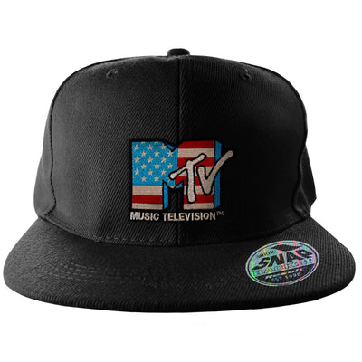 MTV - American Flag Snapback Cap