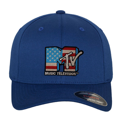 MTV - American Flag Flexfit Baseball Cap