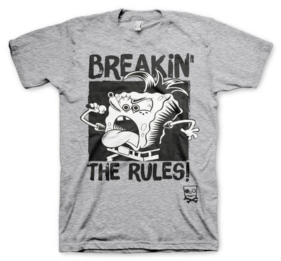 SpongeBob SquarePants - Breakin' The Rules Mens T-Shirt