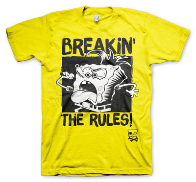 SpongeBob SquarePants - Breakin' The Rules Mens T-Shirt